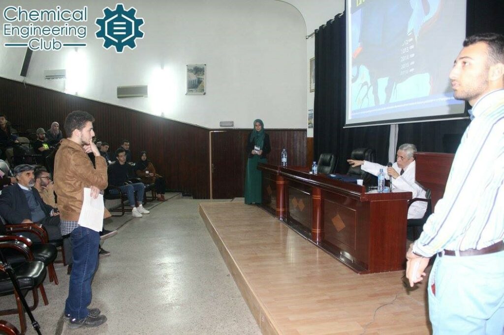 Le Chemical Engineering Club en activité
